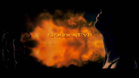 Titelbildschirm vom Film James Bond - Goldeneye